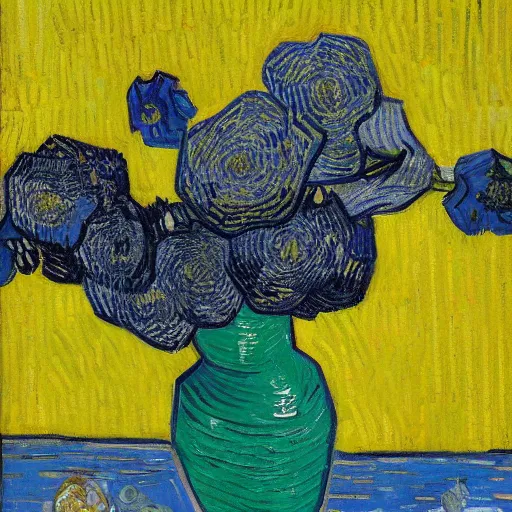 Prompt: an unusually beautiful bouquet in the sunny room of his beloved wife, wrote van gogh