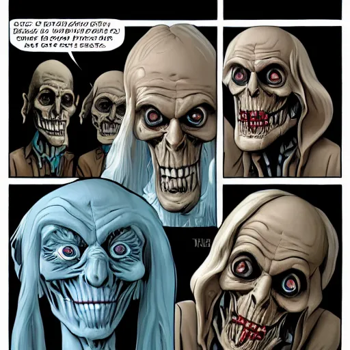 Image similar to the crypt keeper