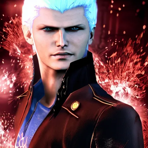 Vergil From the Devil May Cry Series | Sticker