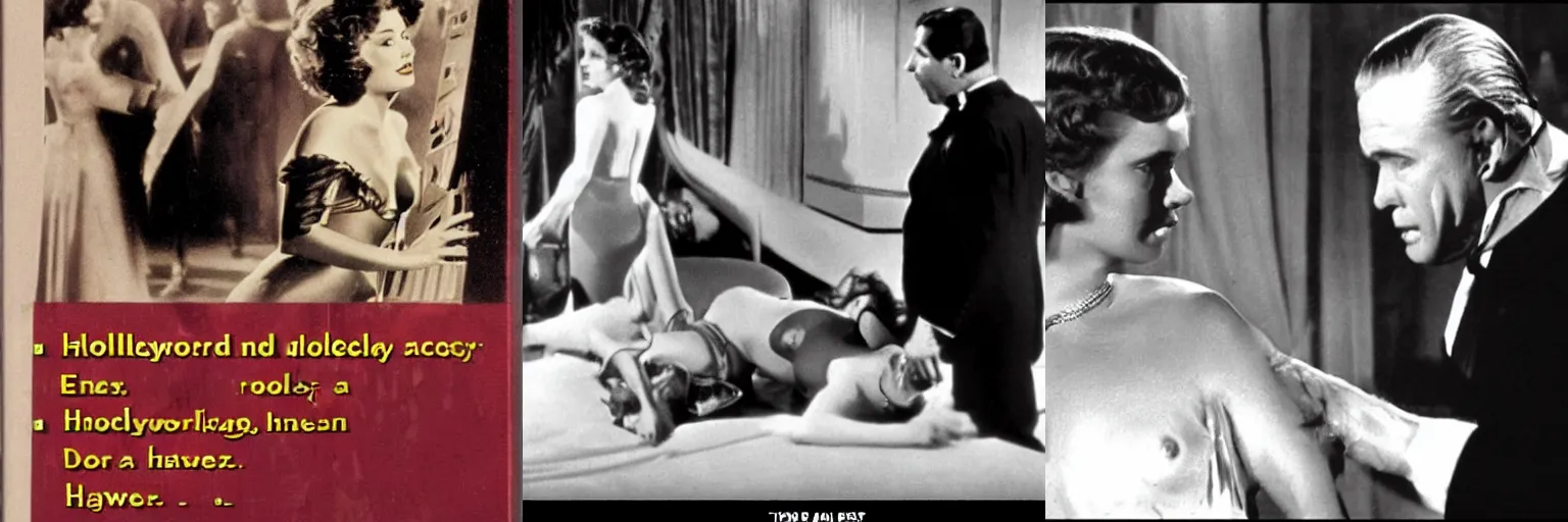 Prompt: scene from an hollywood movie before the hays code