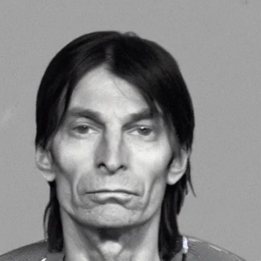 Image similar to charlie watts mugshot