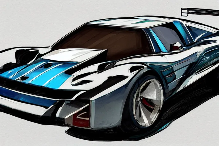 Image similar to Automotive design art, digital art, marker art, Frank Stephenson, gordon murray, trending on Behance, trending on artstation, trending on deviantart, trending on dezeen,