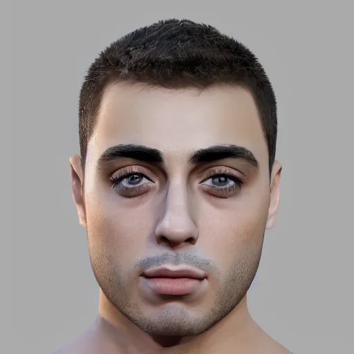 Image similar to a closeup shot of handsome mizkif from twitch, photorealism, 8k