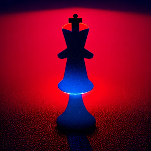 Prompt: vintage instamatic photo of a queen chess piece made of laser lights, Puddles, parking lot light potst, Isometric 3D, smooth 3D Illustration, Cinematic Matte Painting, volumetric lighting ,