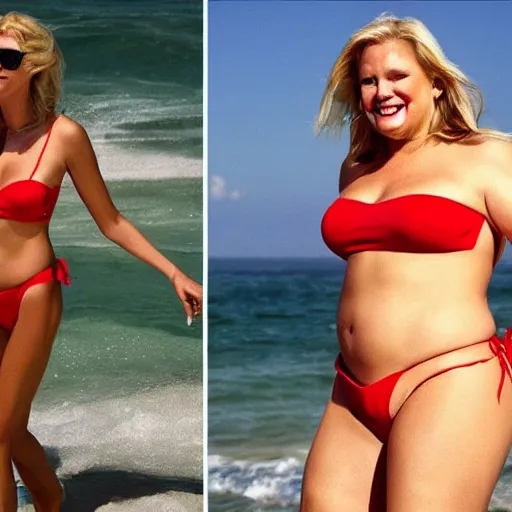 Image similar to donald trump as a bikini