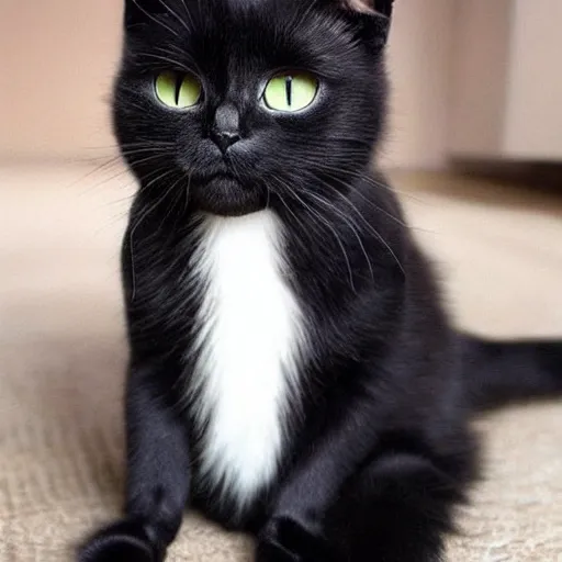 Image similar to cute black cat