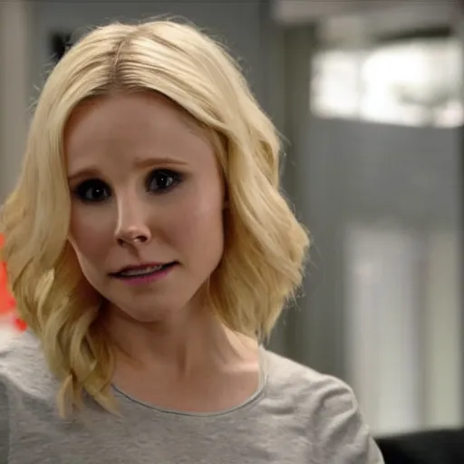 Prompt: kristen bell as olivia moore from the show izombie