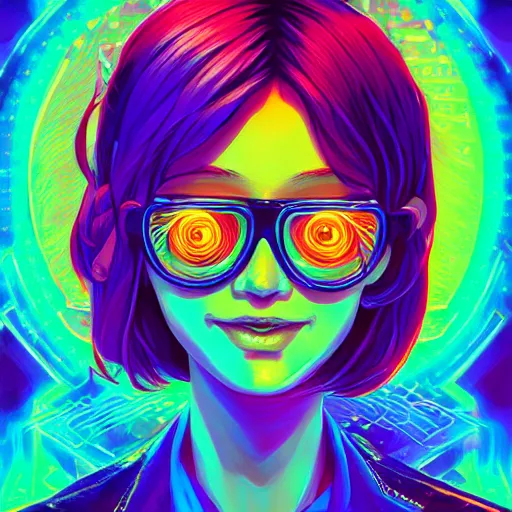 Image similar to skill magic geek inside matrix deepdream radiating a glowing aura stuff loot legends stylized digital illustration video game icon artstation lois van baarle, ilya kuvshinov, rossdraws,