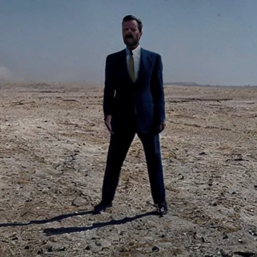 Image similar to kurdish capitalist wearing a suit, dressed smart, in a movie directed by christopher nolan, movie still frame, promotional image, imax 7 0 mm footage