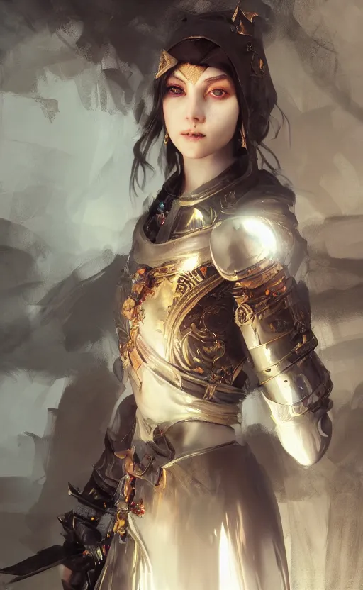 Image similar to Alchemy Imperial Princess knight gothic girl, volumetric lighting, digital painting, highly detailed, artstation, sharp focus, illustration, concept art, ruan jia, steve mccurry