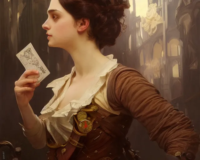 Image similar to photography of charles spencelayh, deep focus, d & d and mtg, fantasy, intricate, elegant, highly detailed, digital painting, artstation, concept art, matte, sharp focus, illustration, hearthstone, art by artgerm and greg rutkowski and alphonse mucha