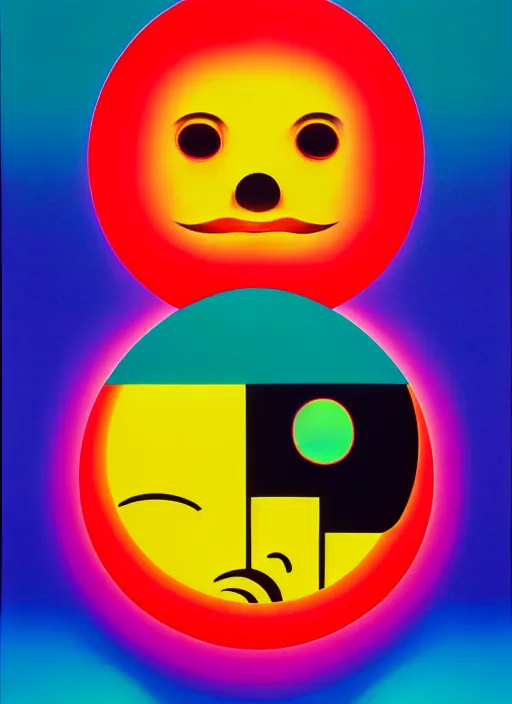 Prompt: sun by shusei nagaoka, kaws, david rudnick, airbrush on canvas, pastell colours, cell shaded, 8 k