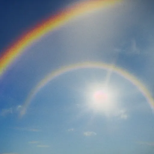 Image similar to rainbow on a sunny day