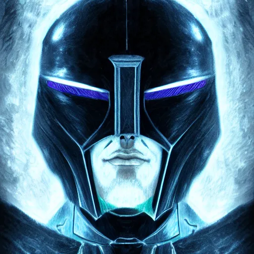 Image similar to void knight, closeup portrait art by kotaro chiba