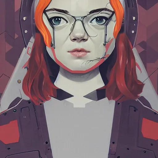 Image similar to Elle Fanning in Recon Armor picture by Sachin Teng, asymmetrical, dark vibes, Realistic Painting , Organic painting, Matte Painting, geometric shapes, hard edges, graffiti, street art:2 by Sachin Teng:4