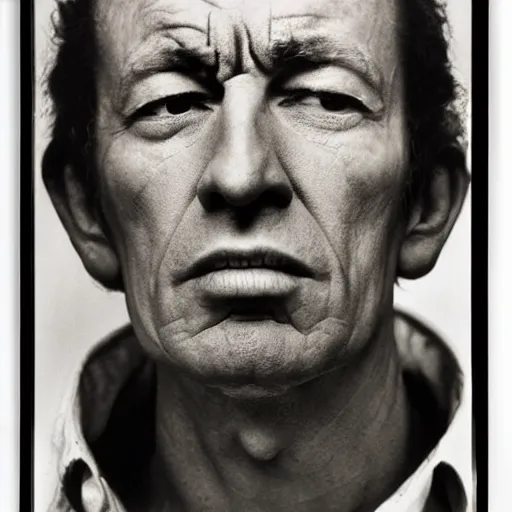Prompt: 8k portrait photograph of Carter Manson by Arnold Newman. Dramatic.