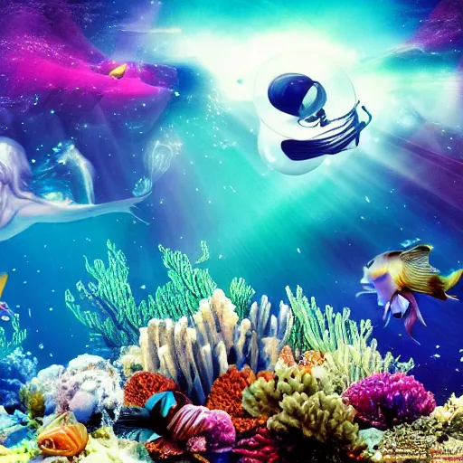 Image similar to underwater space jazz hd wallpaper