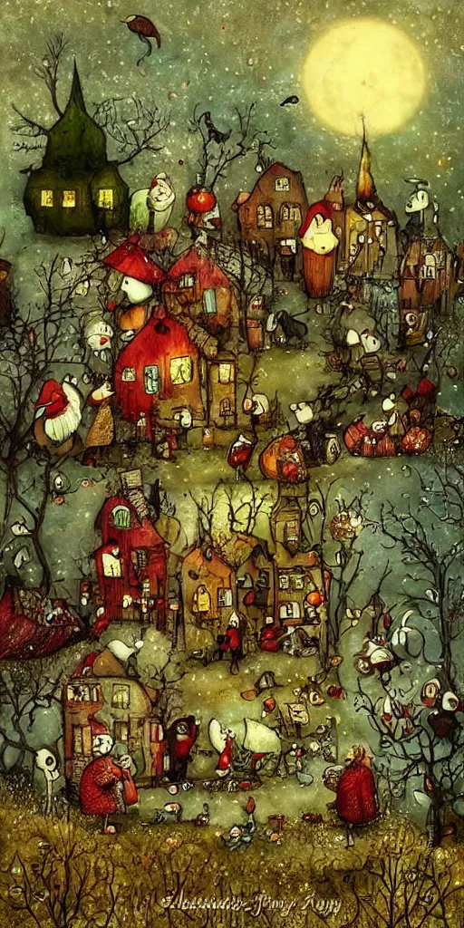 Image similar to a thanksgiving scene by alexander jansson