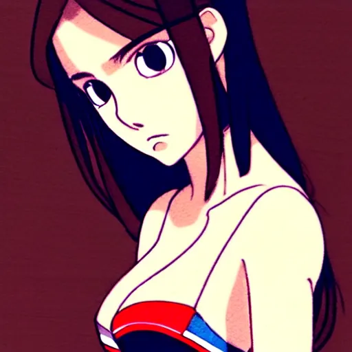 Image similar to a beautiful! boyish! natalie portman alluring gravure! model, wearing japanese school girl outfit with mayan pattern and native style, aztec street fashion, gapmoe yandere grimdark, trending on pixiv fanbox, painted by greg rutkowski makoto shinkai takashi takeuchi studio ghibli, akihiko yoshida