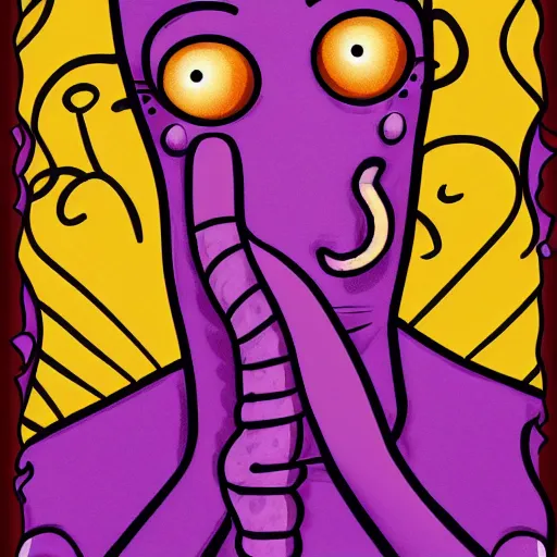 Prompt: handsome squidward, vivid colors, male, detailed