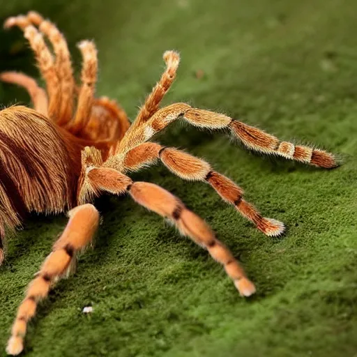 Image similar to justin bieber as a tarantula