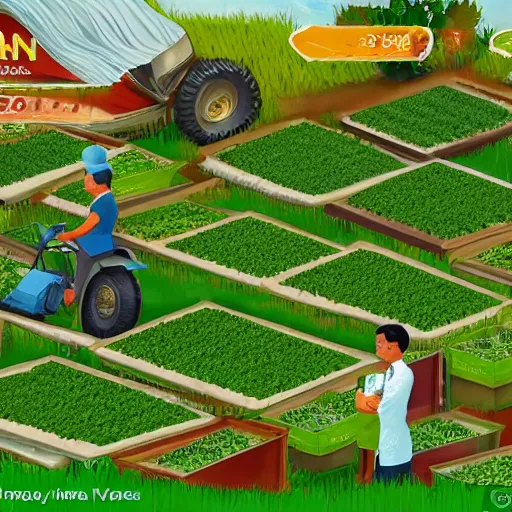 Image similar to concept farming game vietnam style