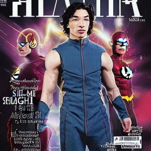 Prompt: ezra miller as flash left the cineman, trending on hollywood reporter