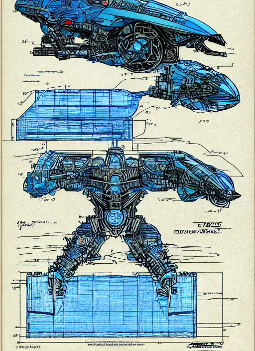 Image similar to pacific rim drift cross - section blueprints by thomas hubert. in the style of a 1 9 0 3 patent design diagram