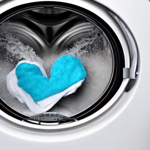 Prompt: washing machine heart