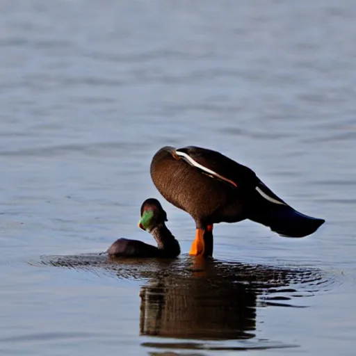 Image similar to vampire ducks