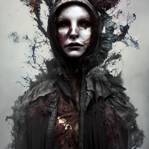 Image similar to dark cloaked fire mage, by brooke shaden and alberto seveso and eve ventrue and john salminen and tim okamura, trending on artstation hq, deviantart, pinterest, 4 k uhd image