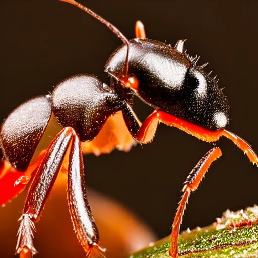 Prompt: an award winning portrait photo of an ant