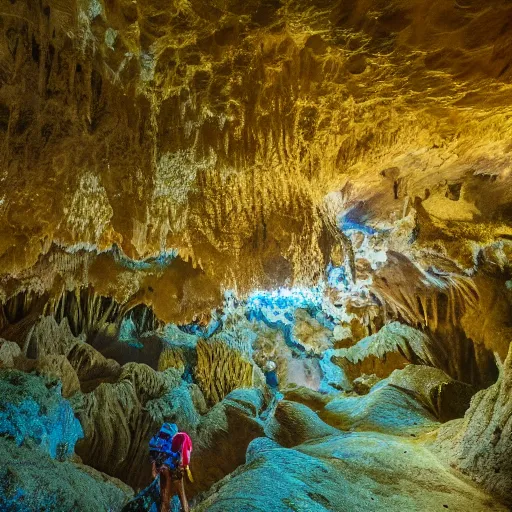 Image similar to Exploring the Deep Chrystal Garden Cave, National Geographic Photo Contest Winner