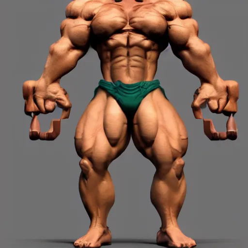 Image similar to upper body portrait of a hulking bulky swole steroids musclebound huge bodybuilder muscular herculean chiseled mr bean rowan atkinson, cinematic lighting, photorealistic, octane render, 8 k, depth of field, 3 d, art by artgerm and greg rutkowski and alphonse mucha and uang guangjian and gil elvgren and sachin ten