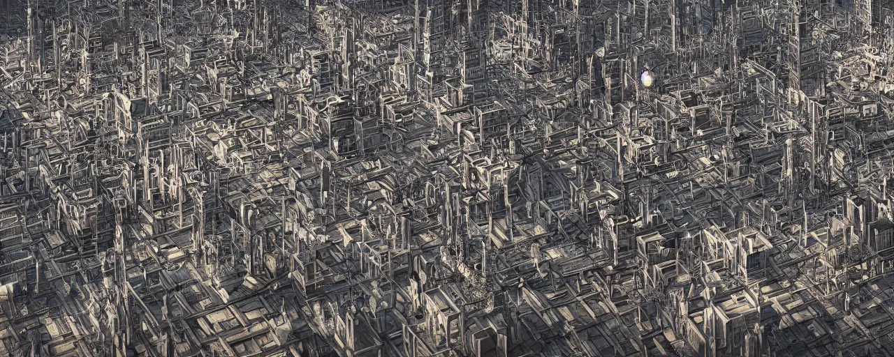 Image similar to dystopian city in intricate details, ultra detailed, digital art, octane render, micro detail 4k