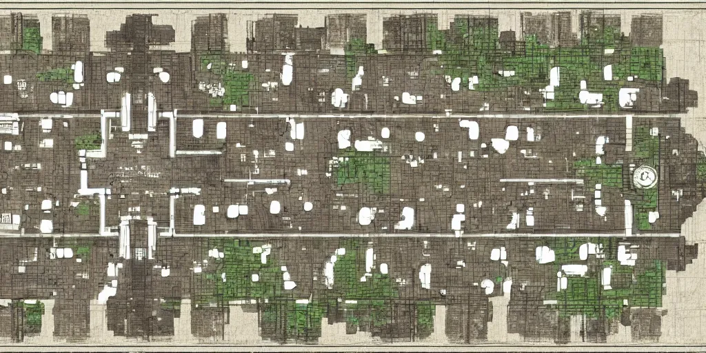 Image similar to architectural floor plan gears of war map hybrid halo map, symmetrical outpost, award winning design