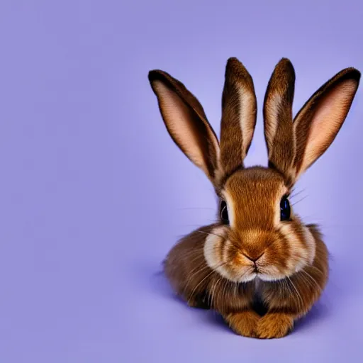 Image similar to image of a bunny with multiple heads, studio photo, 8k resolution