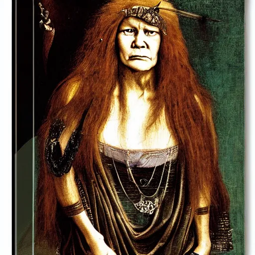 Image similar to janis joplin by hieronymus bosch