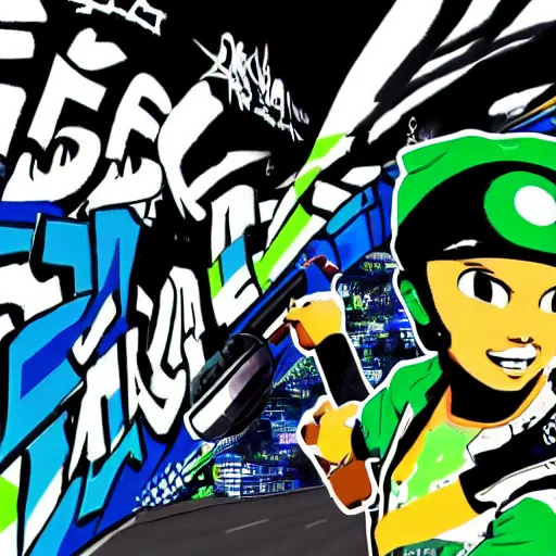 Image similar to Ryuta Ueda's Jet Set Radio