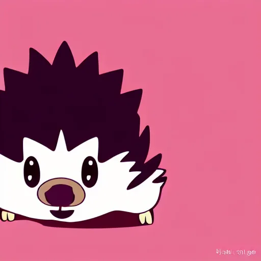 Image similar to cute adorable hedgehog sideview vector art