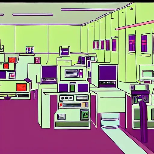 Image similar to a room full of computer screens and wires, serial experiments lain, sprite, vaporwave nostalgia, directed by beat takeshi, visual novel cg, 8 0 s anime vibe, kimagure orange road, maison ikkoku, sketch by akira toriyama