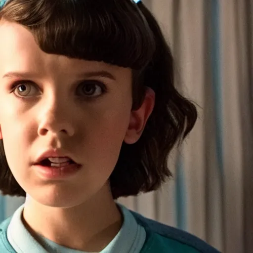 Image similar to millie bobby brown in stranger things