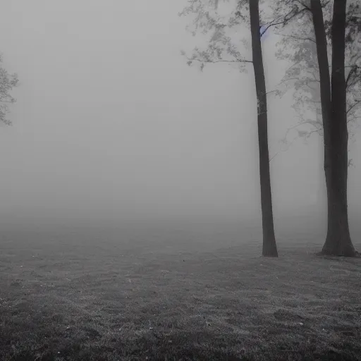 Image similar to graveyard of dreams foggy landscape