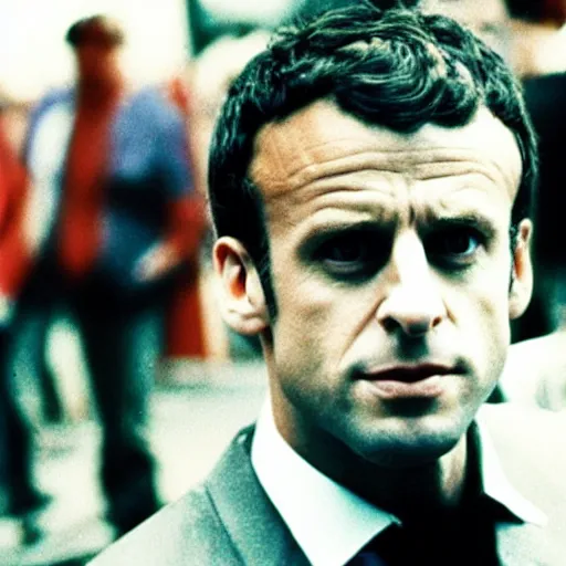 Image similar to Emmanuel Macron in Fight Club (1999)