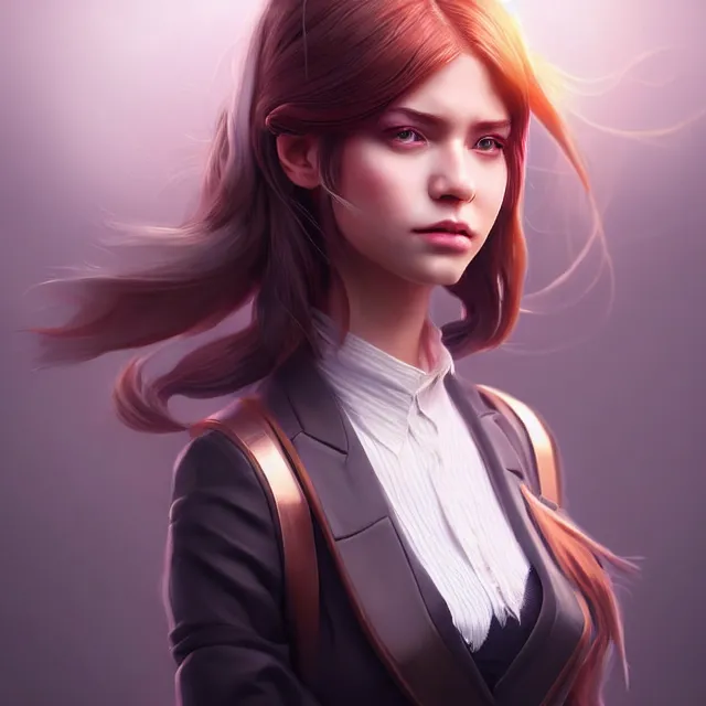 Image similar to epic professional digital art business portrait of 👩‍🏫💃🤵‍♀️,best on artstation, cgsociety, wlop, Behance, pixiv, astonishing, impressive, outstanding, epic, cinematic, stunning, gorgeous, concept artwork, much detail, much wow, masterpiece.