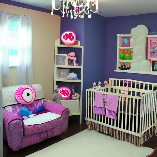 Image similar to kawaii baby room