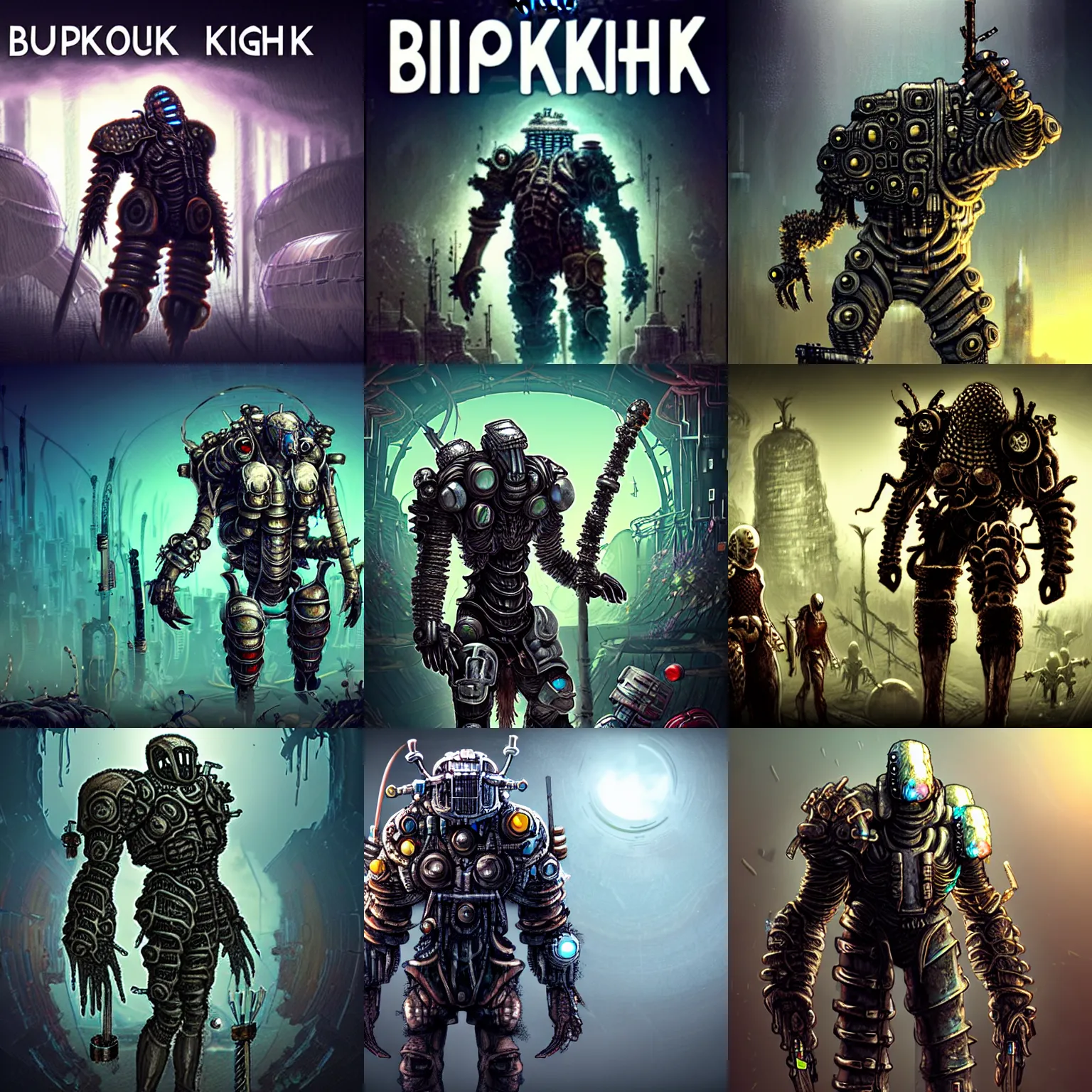 Image similar to Biopunk Knight