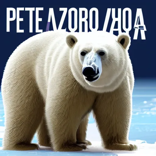 Image similar to pete alonso polar bear