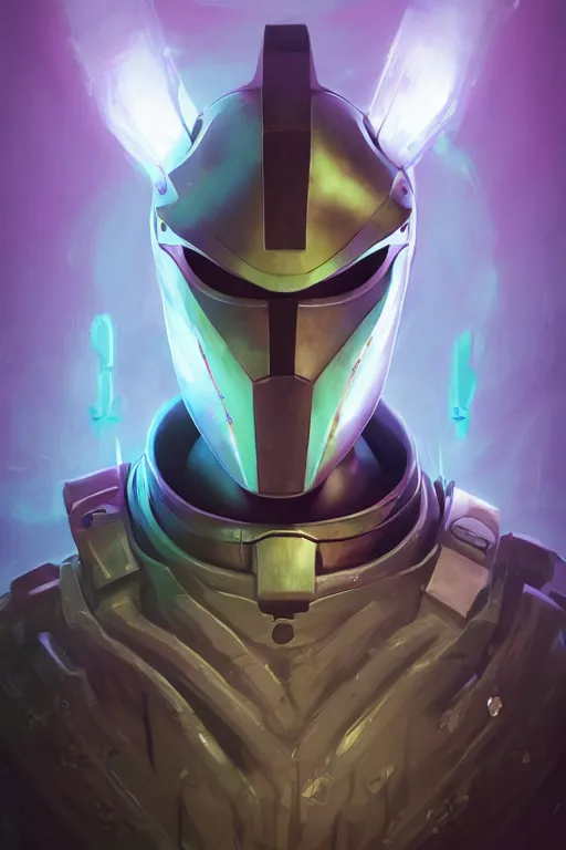 Image similar to epic mask helmet robot ninja portrait stylized as fornite style game design fanart by concept artist gervasio canda, behance hd by jesper ejsing, by rhads, makoto shinkai and lois van baarle, ilya kuvshinov, rossdraws global illumination radiating a glowing aura global illumination ray tracing hdr render in unreal engine 5