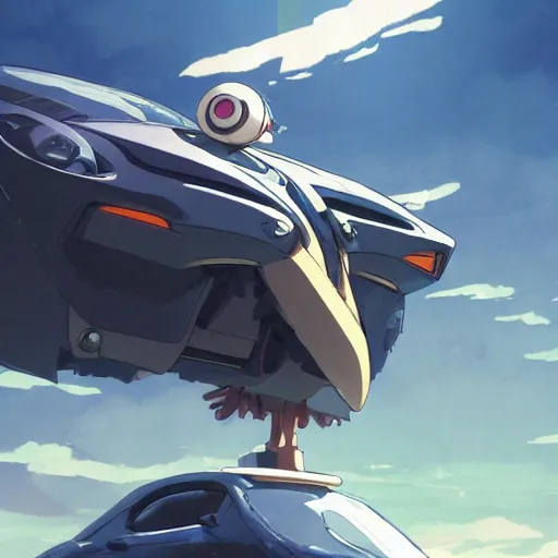 Prompt: car, robot, penguin, ocean, blue sky, illustration concept art anime key visual trending pixiv fanbox by wlop and greg rutkowski and makoto shinkai, studio ghibli 3 d render